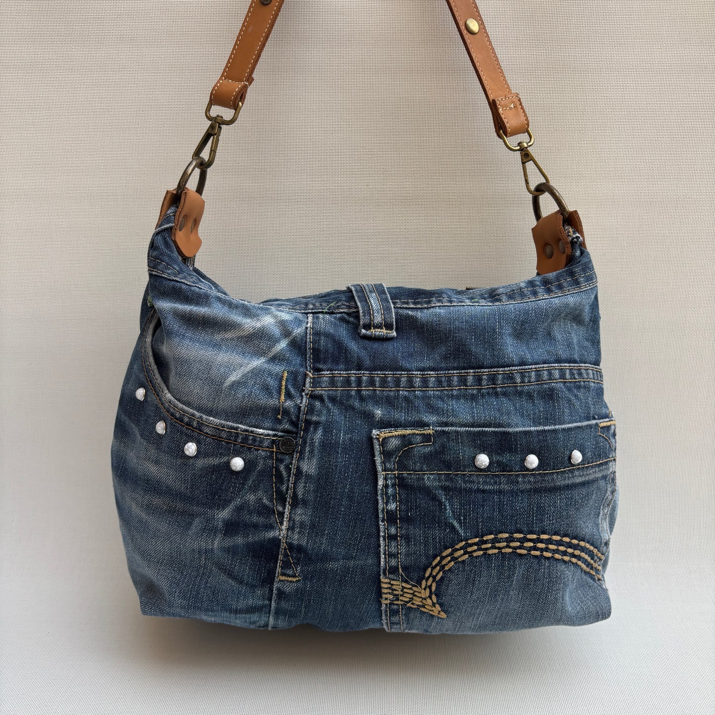 ♻️ Jeans Recycled ♻️ Einzelstück Nr. 11975