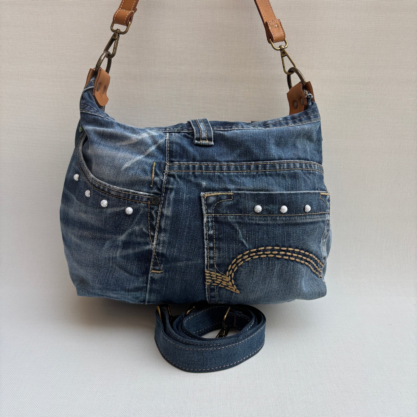 ♻️ Jeans Recycled ♻️ Einzelstück Nr. 11975