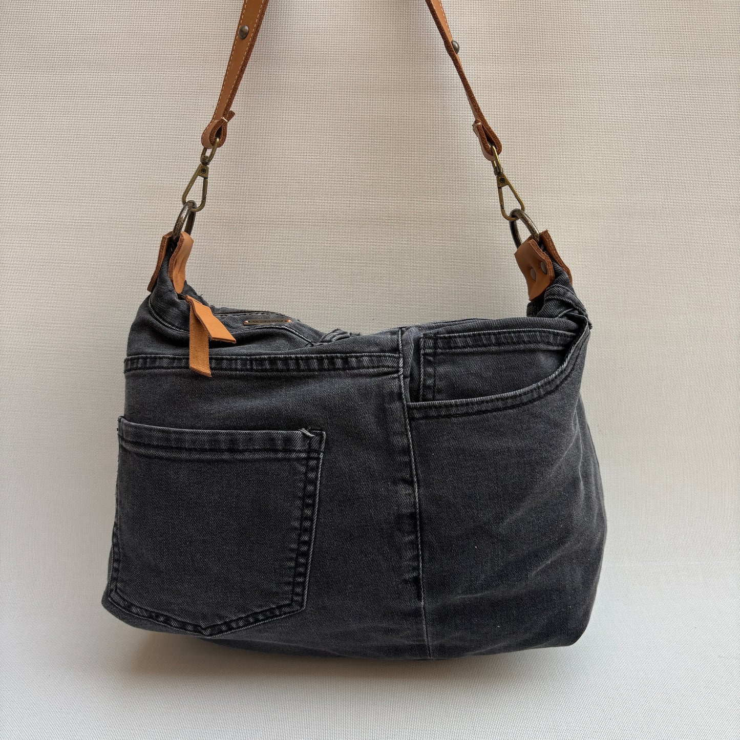 Bolso, bandolera vaquero · Multifunción · ♻️ Jeans Recycled ♻️ · Pieza Única Núm. 17706