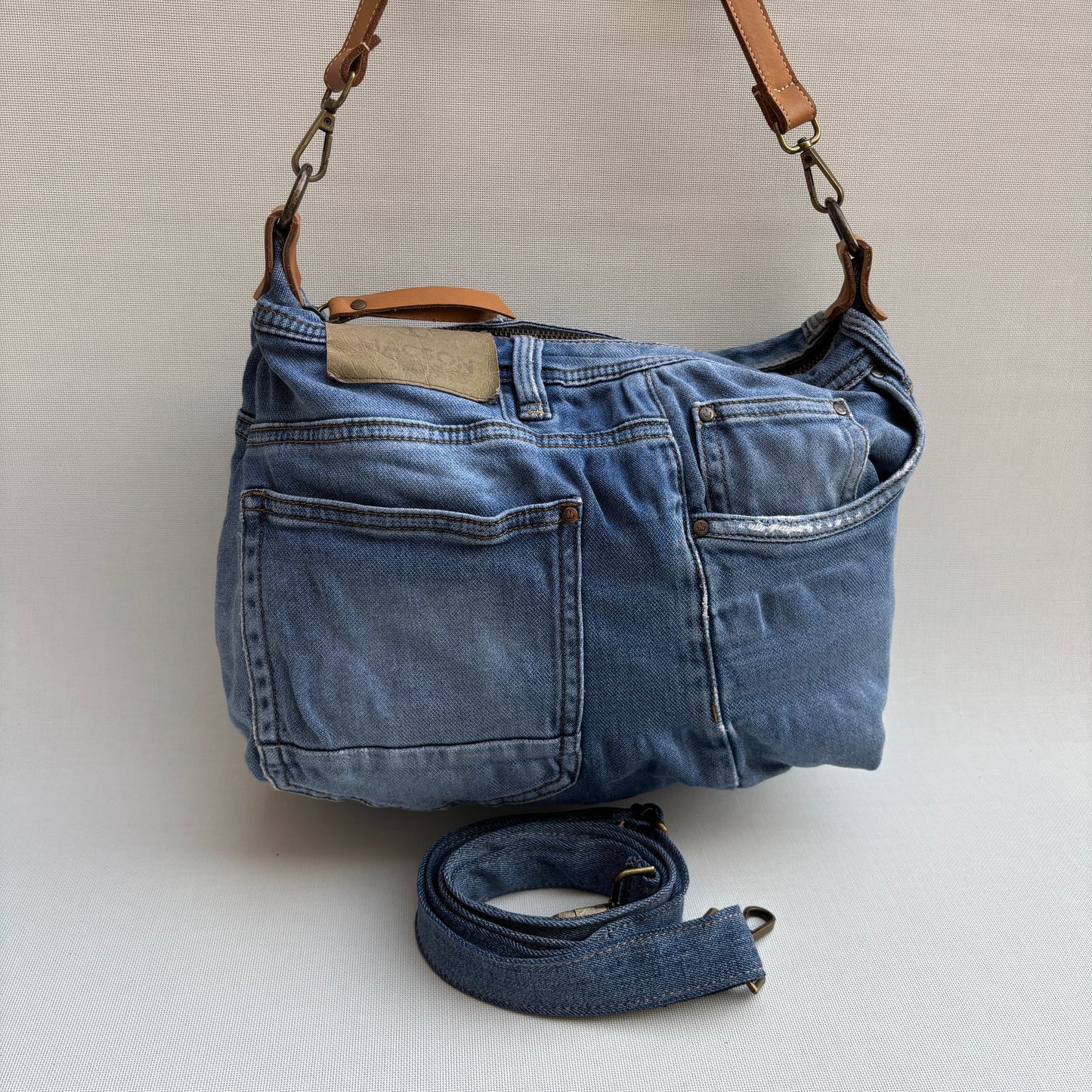 ♻️ Jeans Recycled ♻️ Einzelstück Nr. 11975