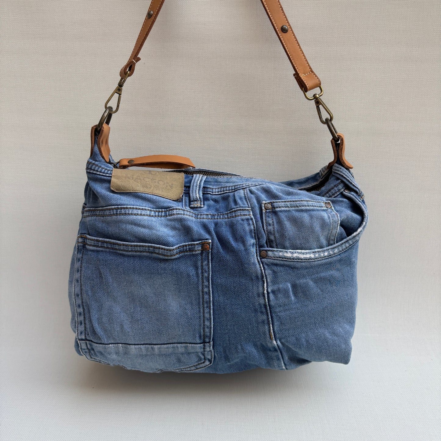 ♻️ Jeans Recycled ♻️ Einzelstück Nr. 11975