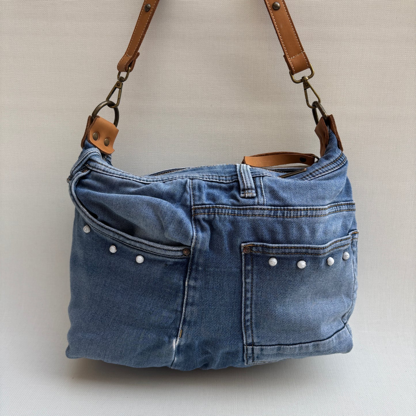 ♻️ Jeans Recycled ♻️ Einzelstück Nr. 11975