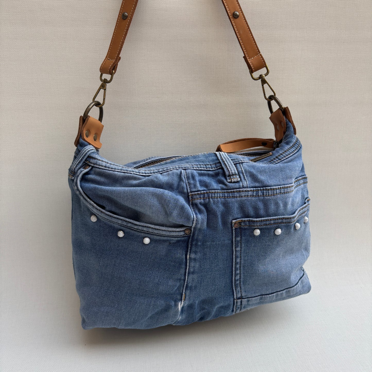 ♻️ Jeans Recycled ♻️ Einzelstück Nr. 11975
