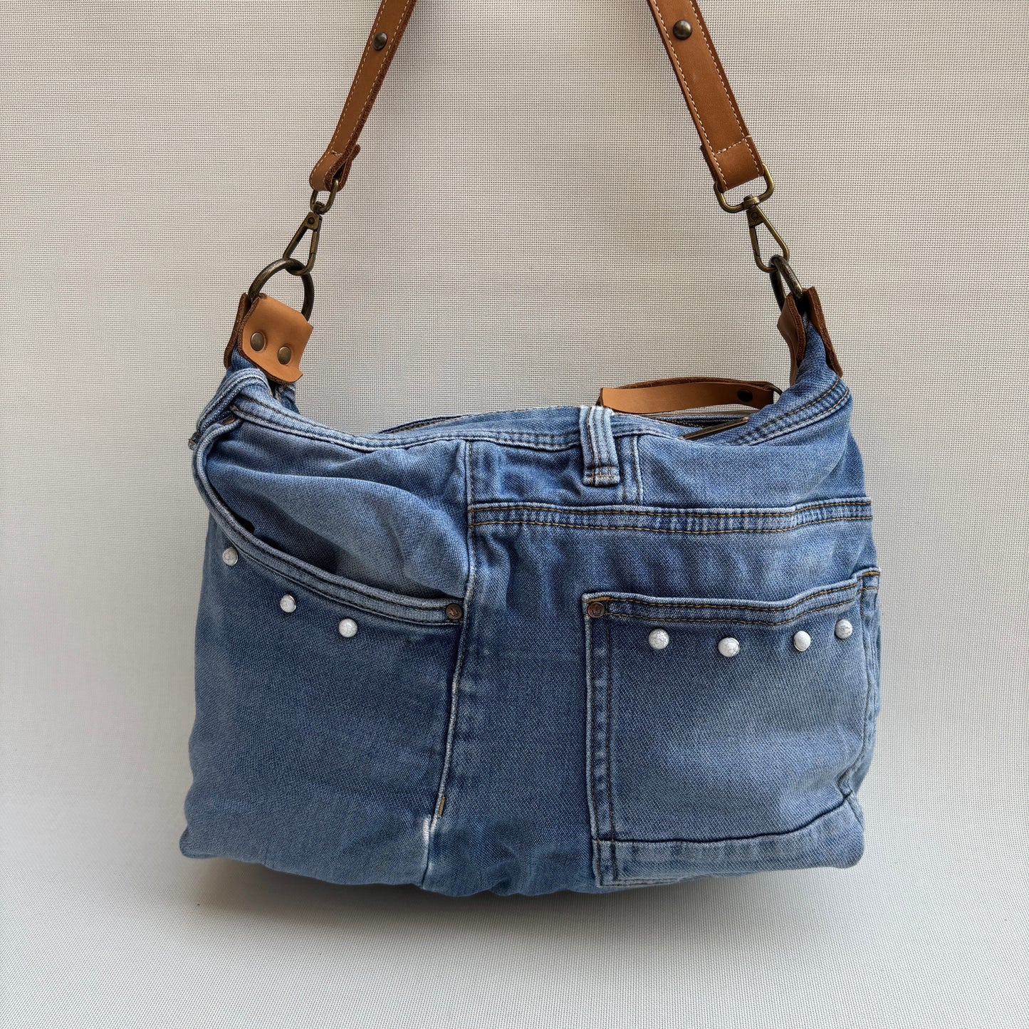 ♻️ Jeans Recycled ♻️ Einzelstück Nr. 11975