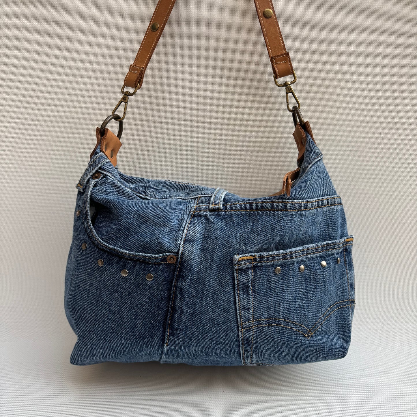 ♻️ Jeans Recycled ♻️ Einzelstück Nr. 11975