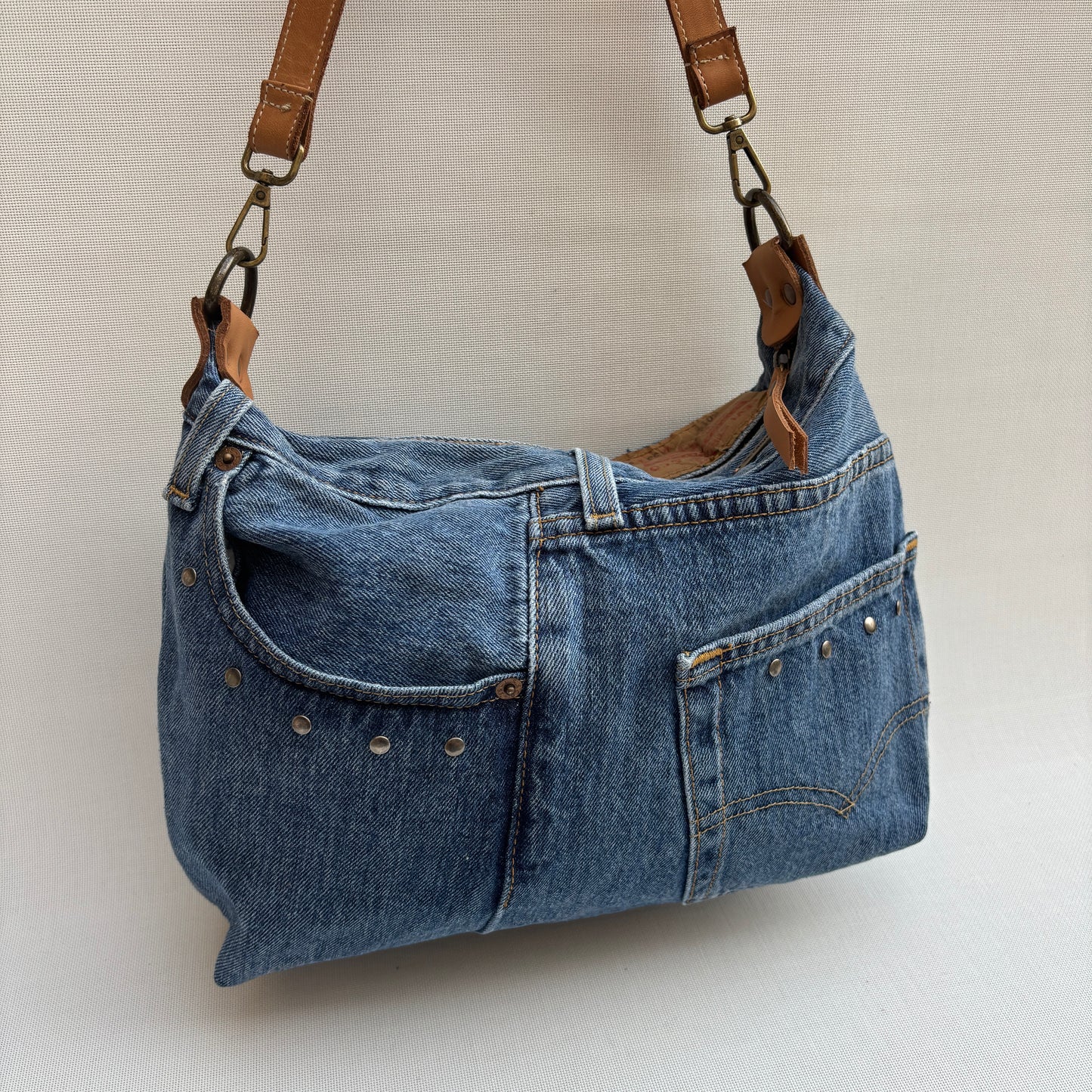 ♻️ Jeans Recycled ♻️ Einzelstück Nr. 11975