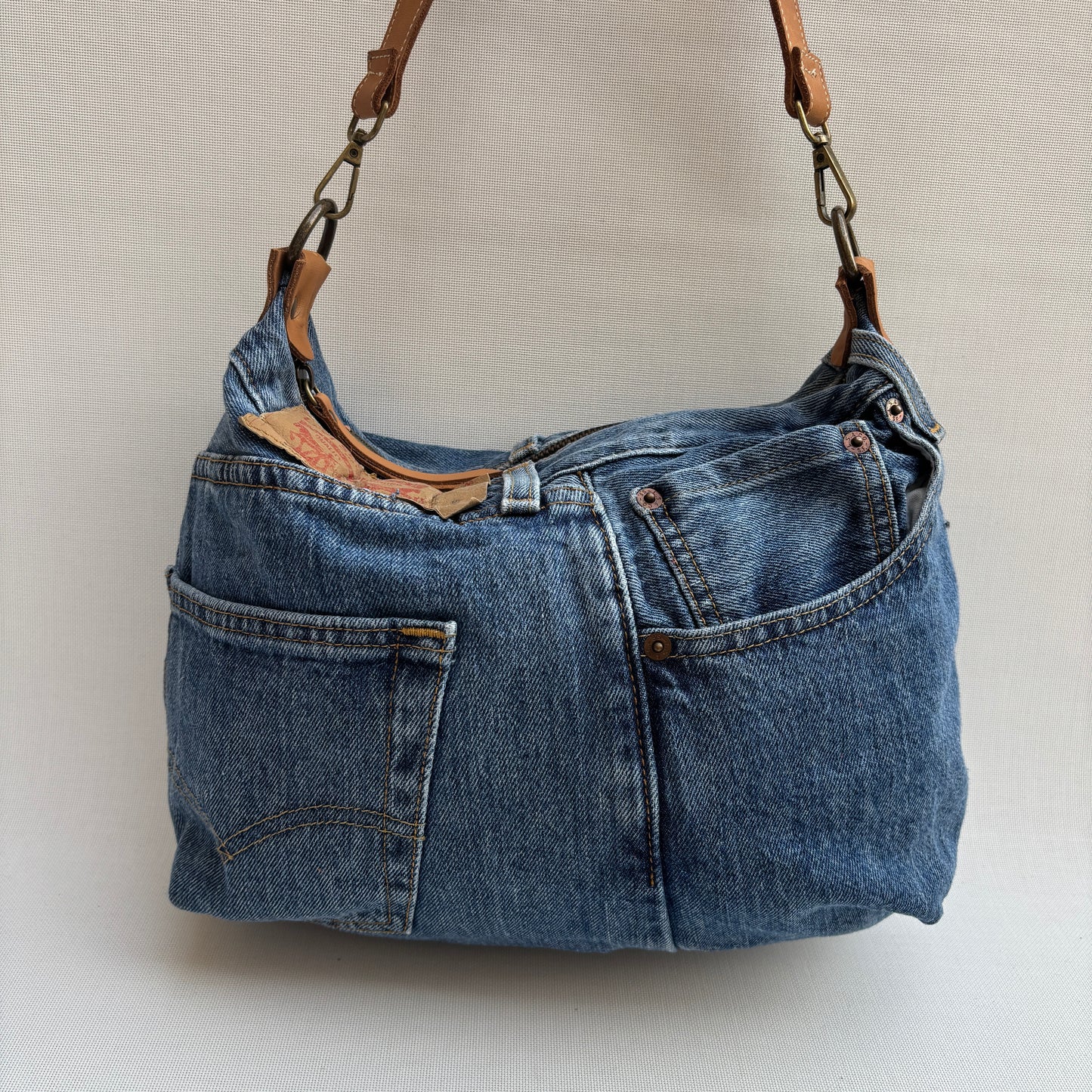 ♻️ Jeans Recycled ♻️ Einzelstück Nr. 11975