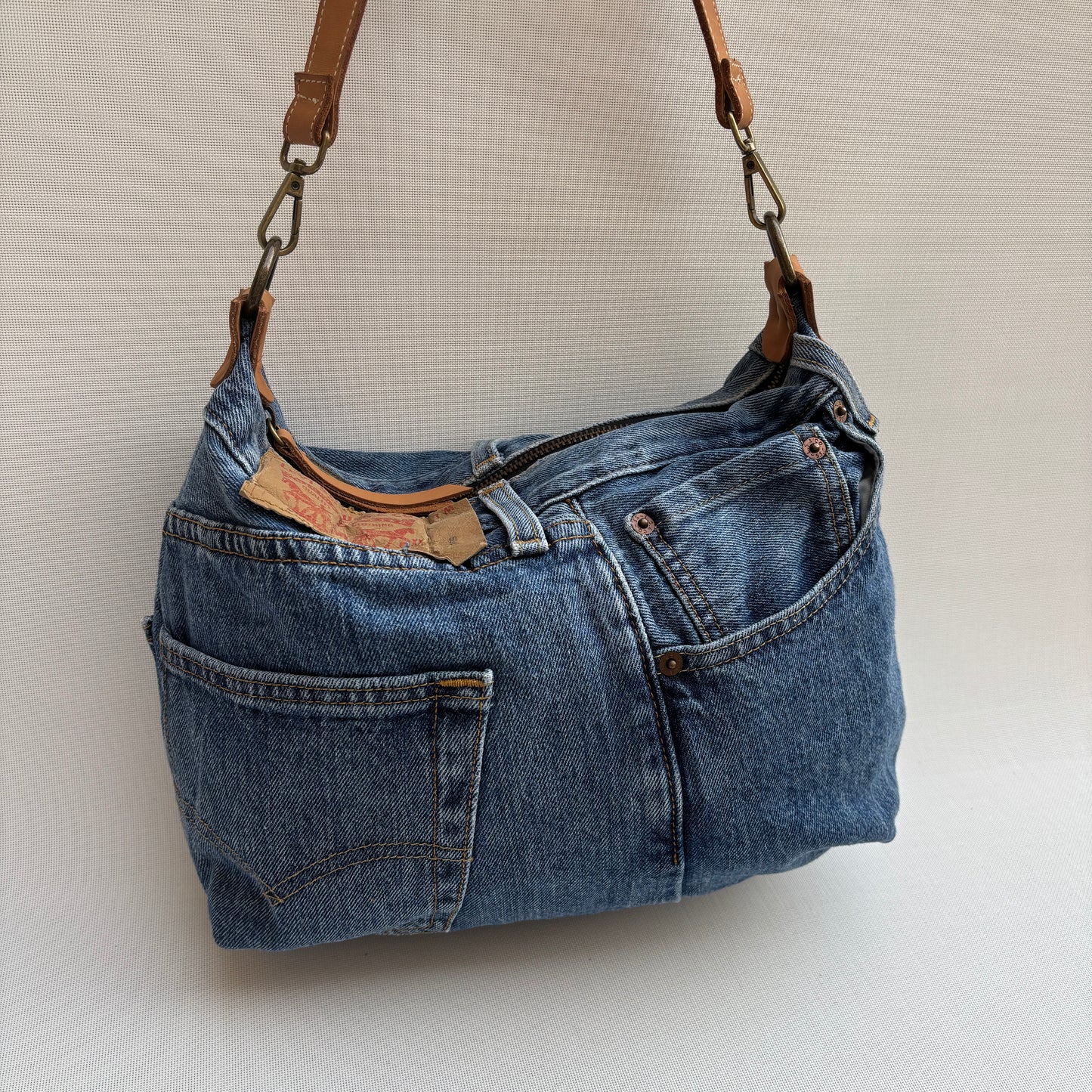 ♻️ Jeans Recycled ♻️ Einzelstück Nr. 11975