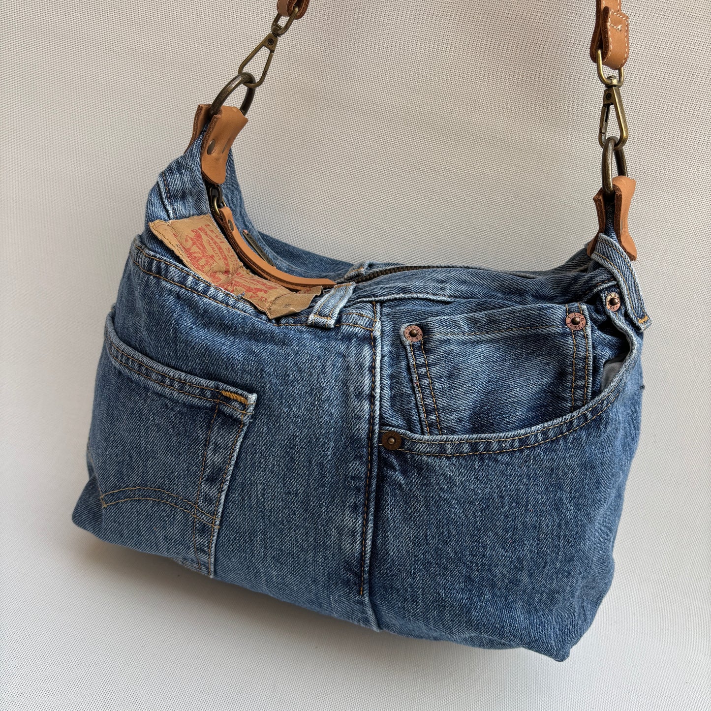 ♻️ Jeans Recycled ♻️ Einzelstück Nr. 11975