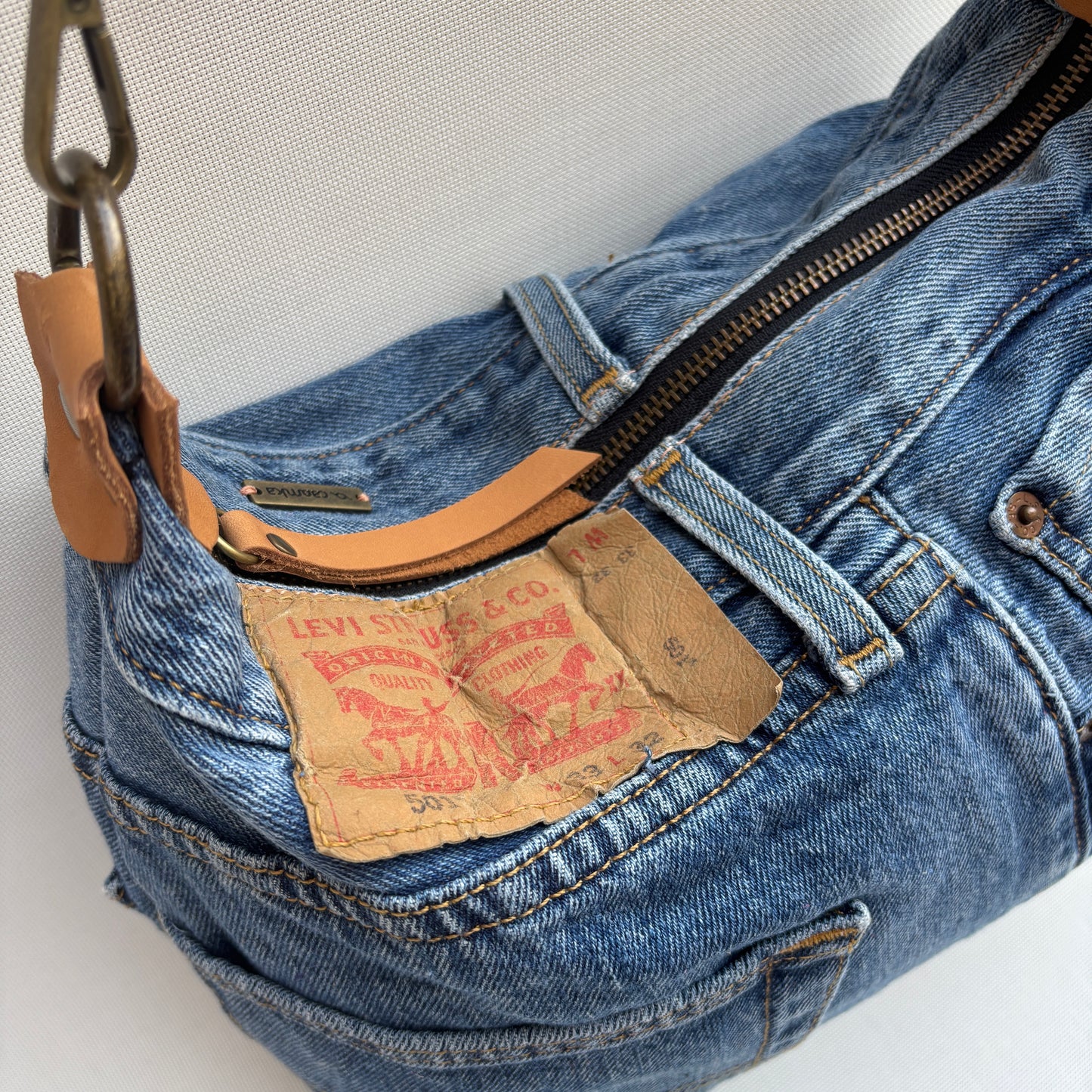 ♻️ Jeans Recycled ♻️ Einzelstück Nr. 11975