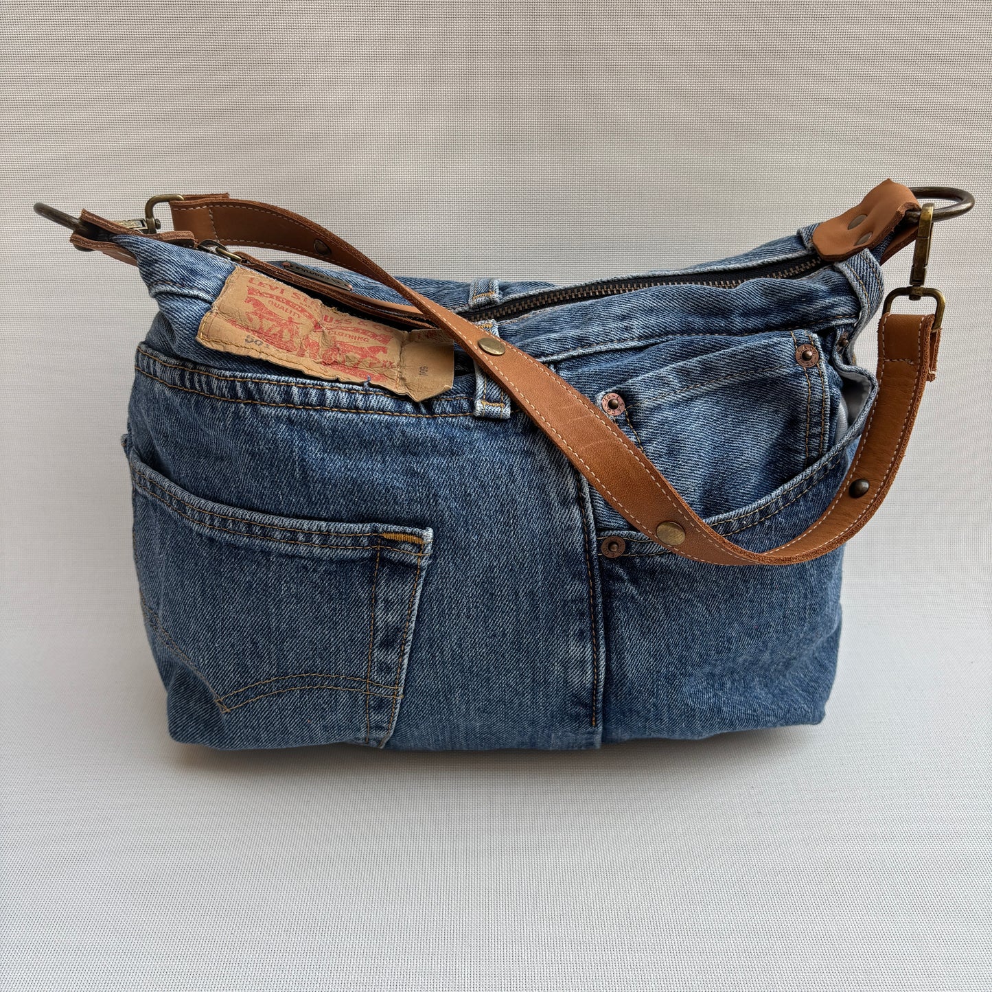 ♻️ Jeans Recycled ♻️ Einzelstück Nr. 11975