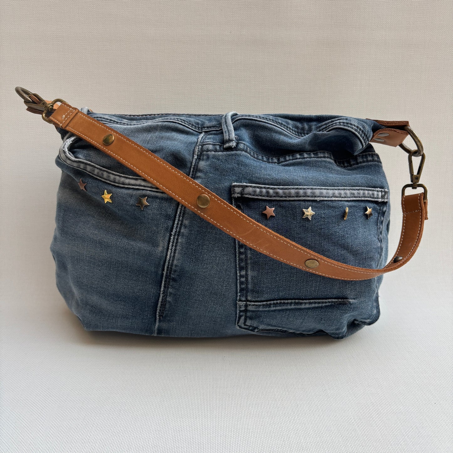 ♻️ Jeans Recycled ♻️ Einzelstück Nr. 11975