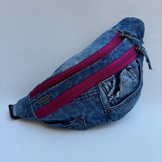 Maxi Retro Chic ♻️ Jeans Recycled ♻️ · Limited Edition · Unique Piece No. 12776