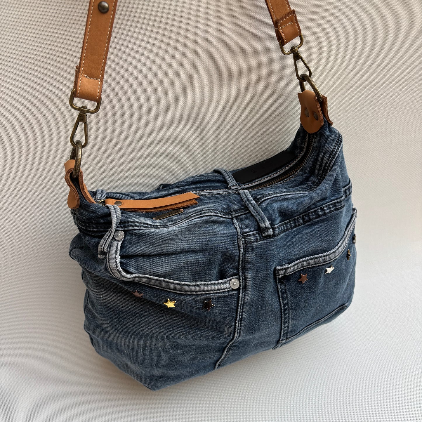 ♻️ Jeans Recycled ♻️ Einzelstück Nr. 11975