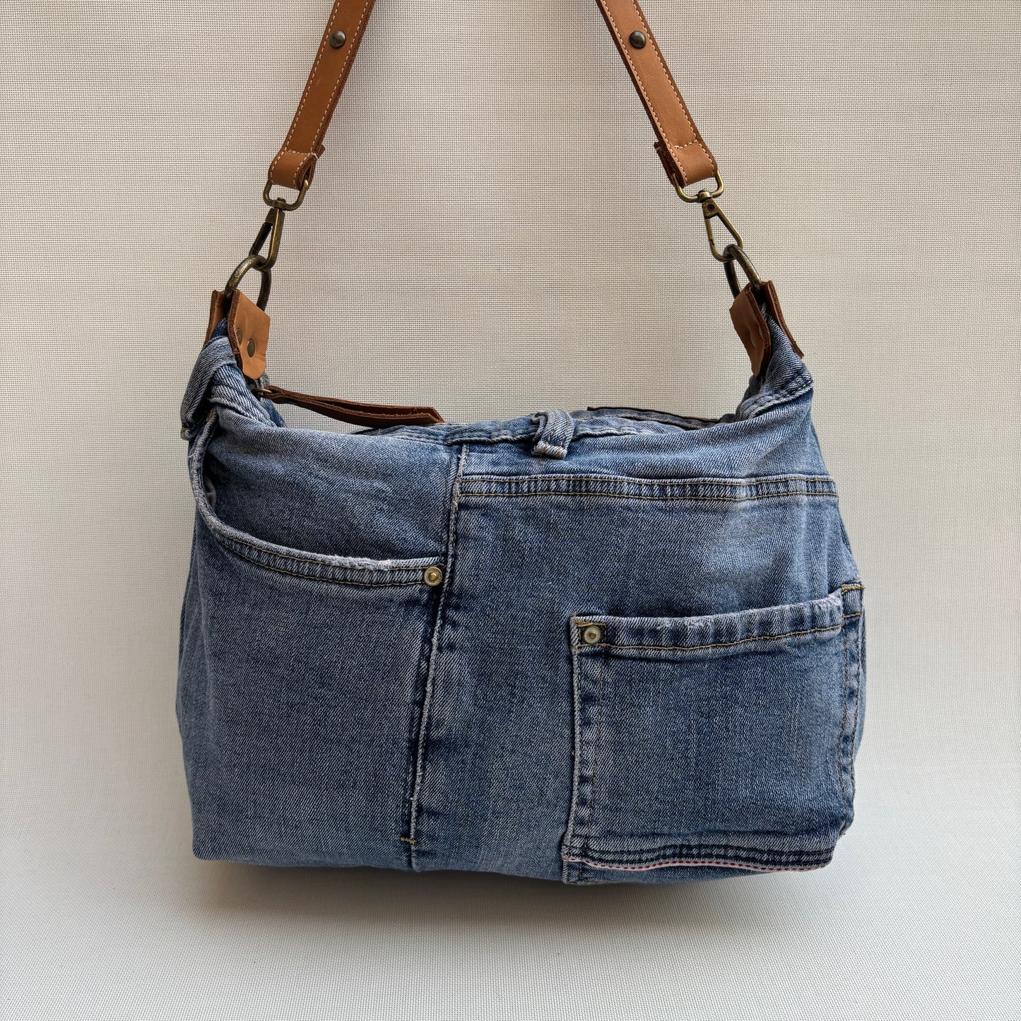 ♻️ Jeans Recycled ♻️ Einzelstück Nr. 11975