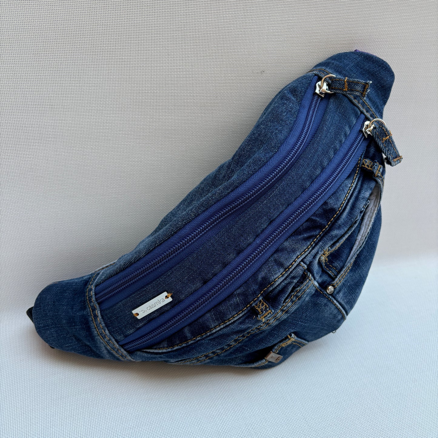 Retro Chic ♻️ Jeans Recycled ♻️ · Edición Limitada · Pieza Única Núm. 16601