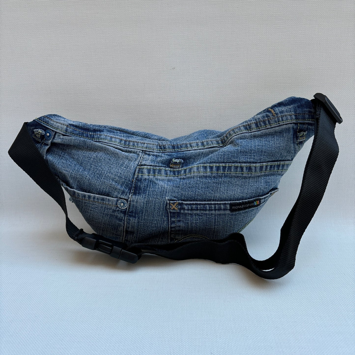 Maxi Retro Chic ♻️ Jeans Recycled ♻️ · Limited Edition · Unique Piece No. 12776