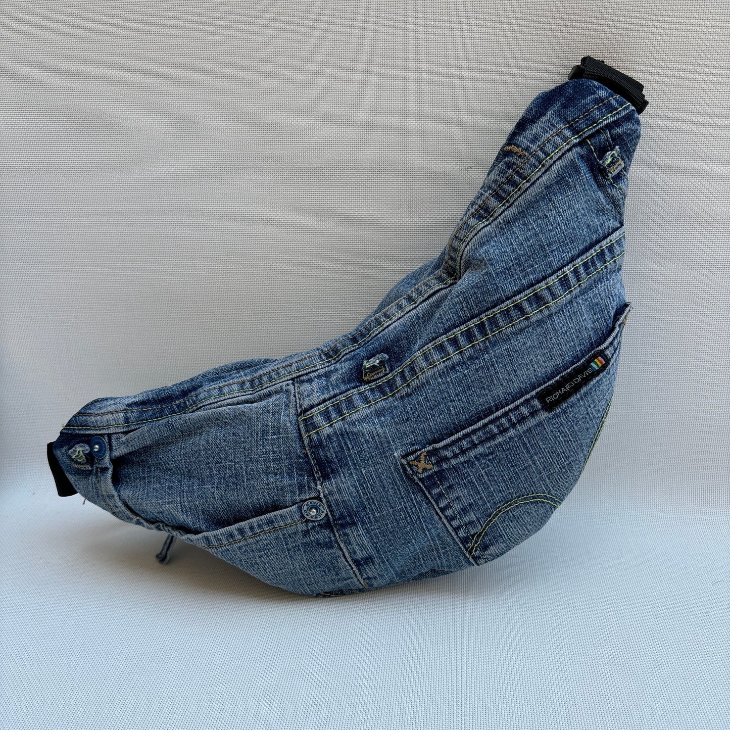 Maxi Retro Chic ♻️ Jeans Recycled ♻️ · Limited Edition · Unique Piece No. 12776