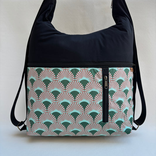 Mochila - Bolso - Tote Bag Impermeable · Multifunción · "Nepal" Japanese Mint · Súper ligera · Pieza Núm. 19304