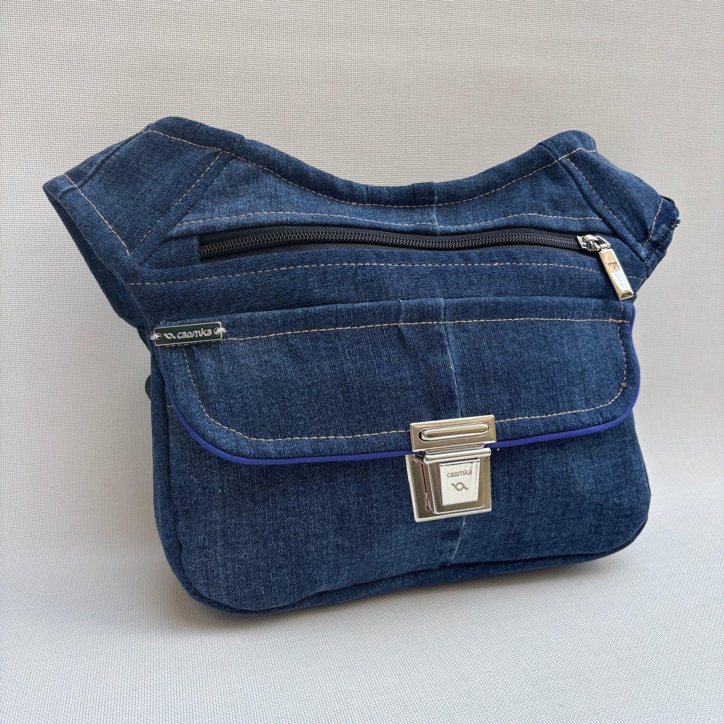 Riñonera ♻️ Jeans Recycled ♻️ Top · Pieza Única Núm. 17759
