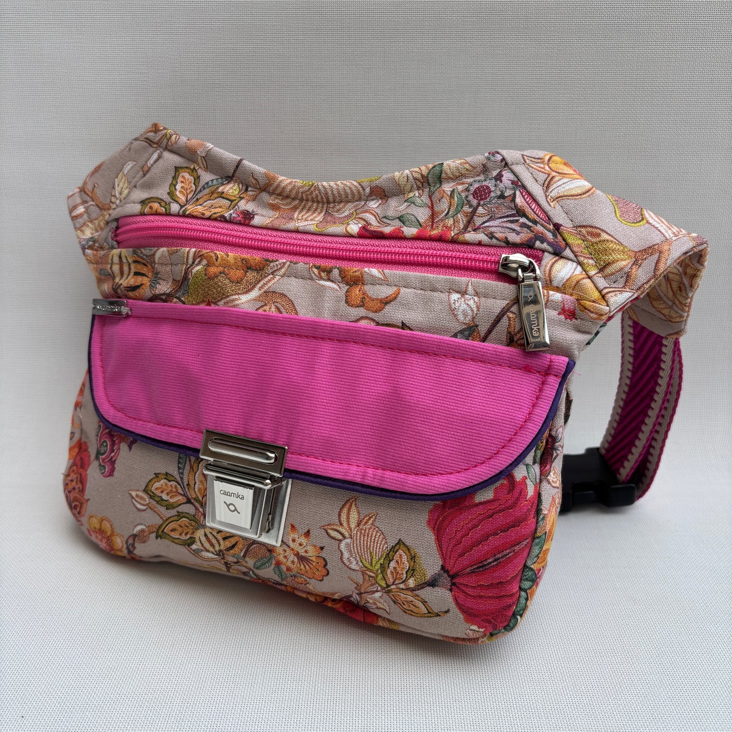 Riñonera "Special Elegant Flowers Top" + Bolsillo trasero · Pieza Única Núm. 17787