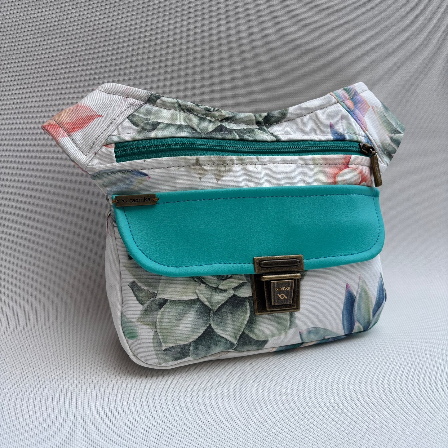 Riñonera "Elegant Cynara Top" + Bolsillo trasero · Impermeable · Pieza Única Núm. 17786