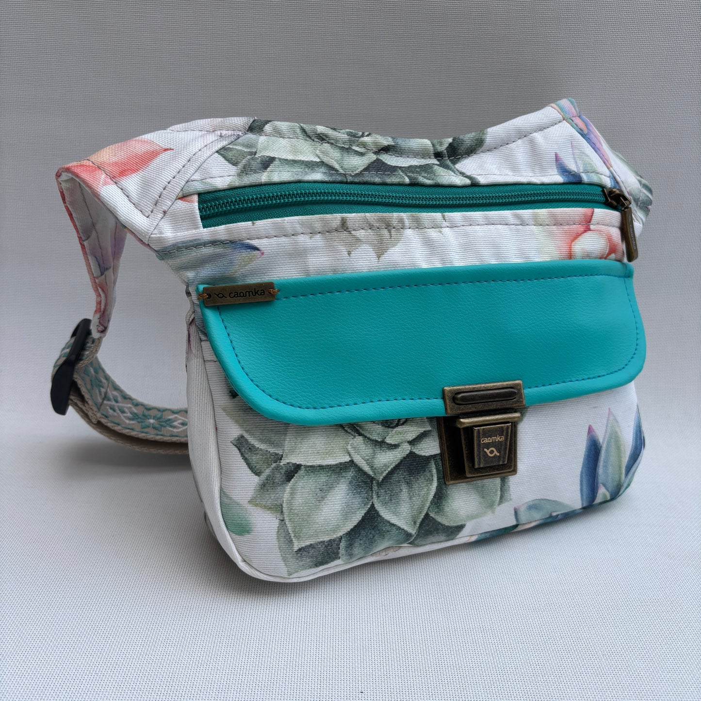 Riñonera "Elegant Cynara Top" + Bolsillo trasero · Impermeable · Pieza Única Núm. 17786