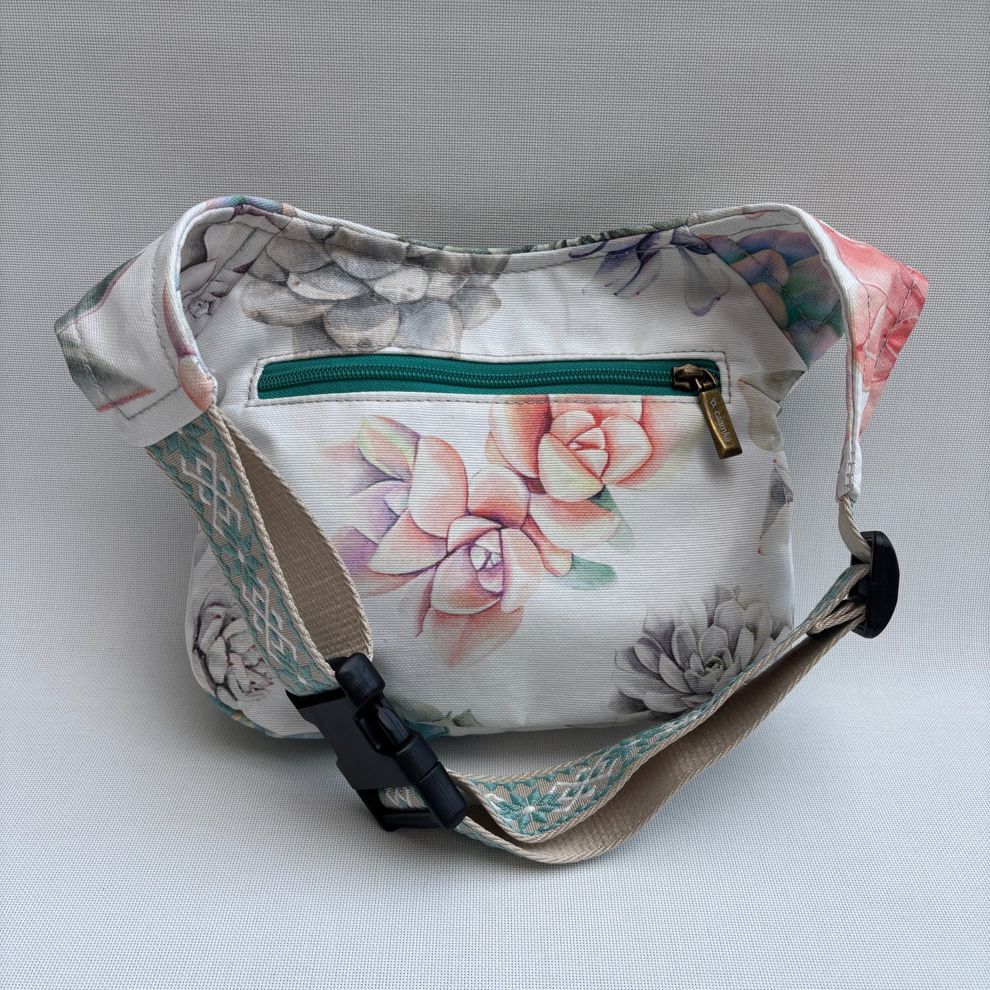 Riñonera "Elegant Cynara Top" + Bolsillo trasero · Impermeable · Pieza Única Núm. 17786