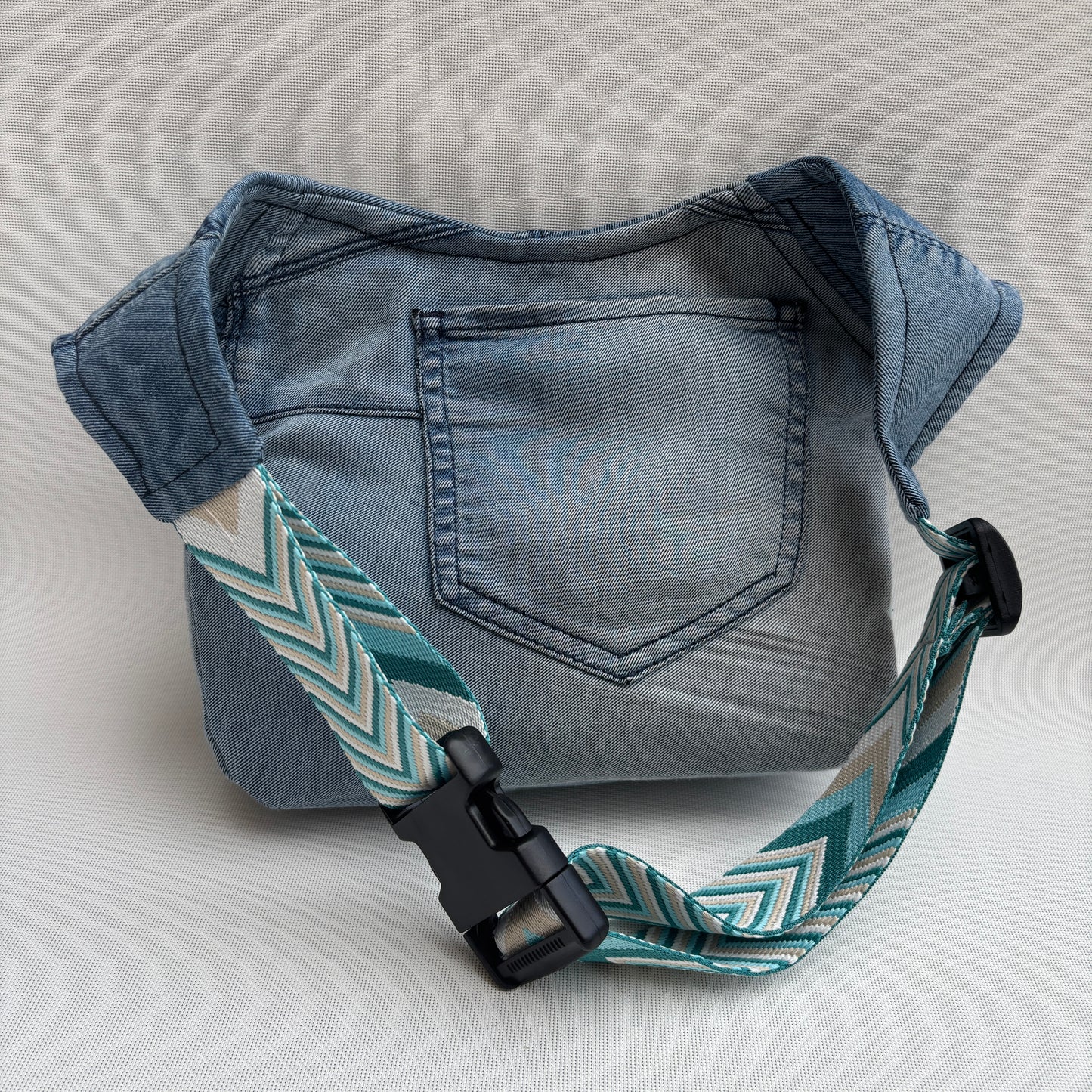 Riñonera "Jeans Top" ♻️ Jeans Recycled ♻️ · Pieza Única Núm. 17770