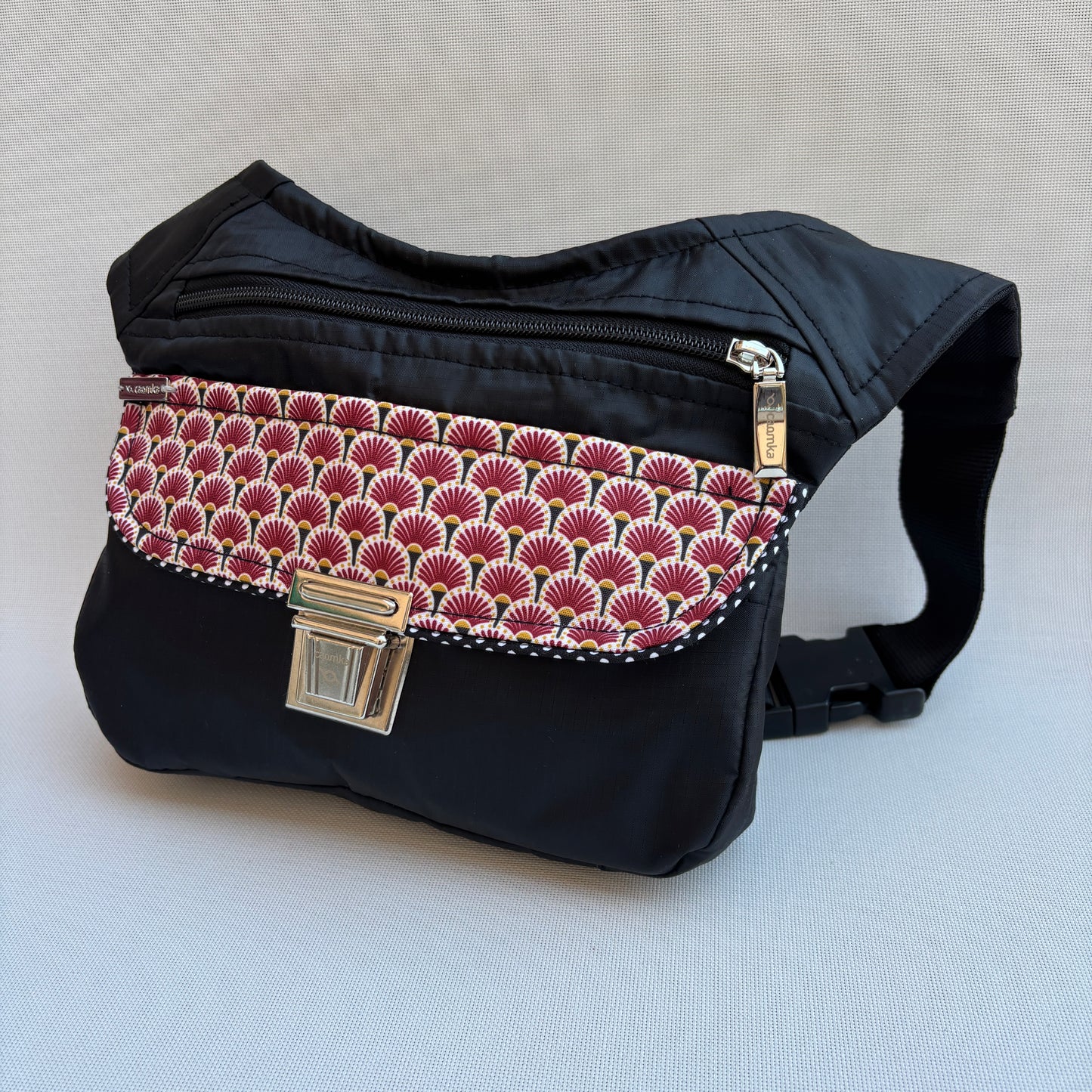 Riñonera "Special Black Persian" + Bolsillo trasero · Impermeable · Pieza Única Núm. 17081