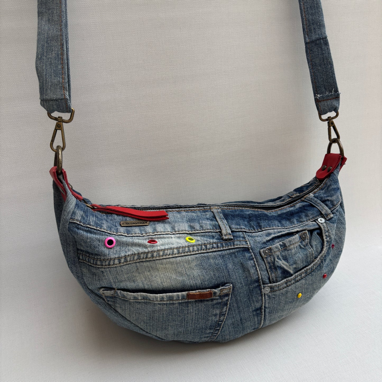 ♻️ Jeans Recycled ♻️ Einzelstück Nr. 11975