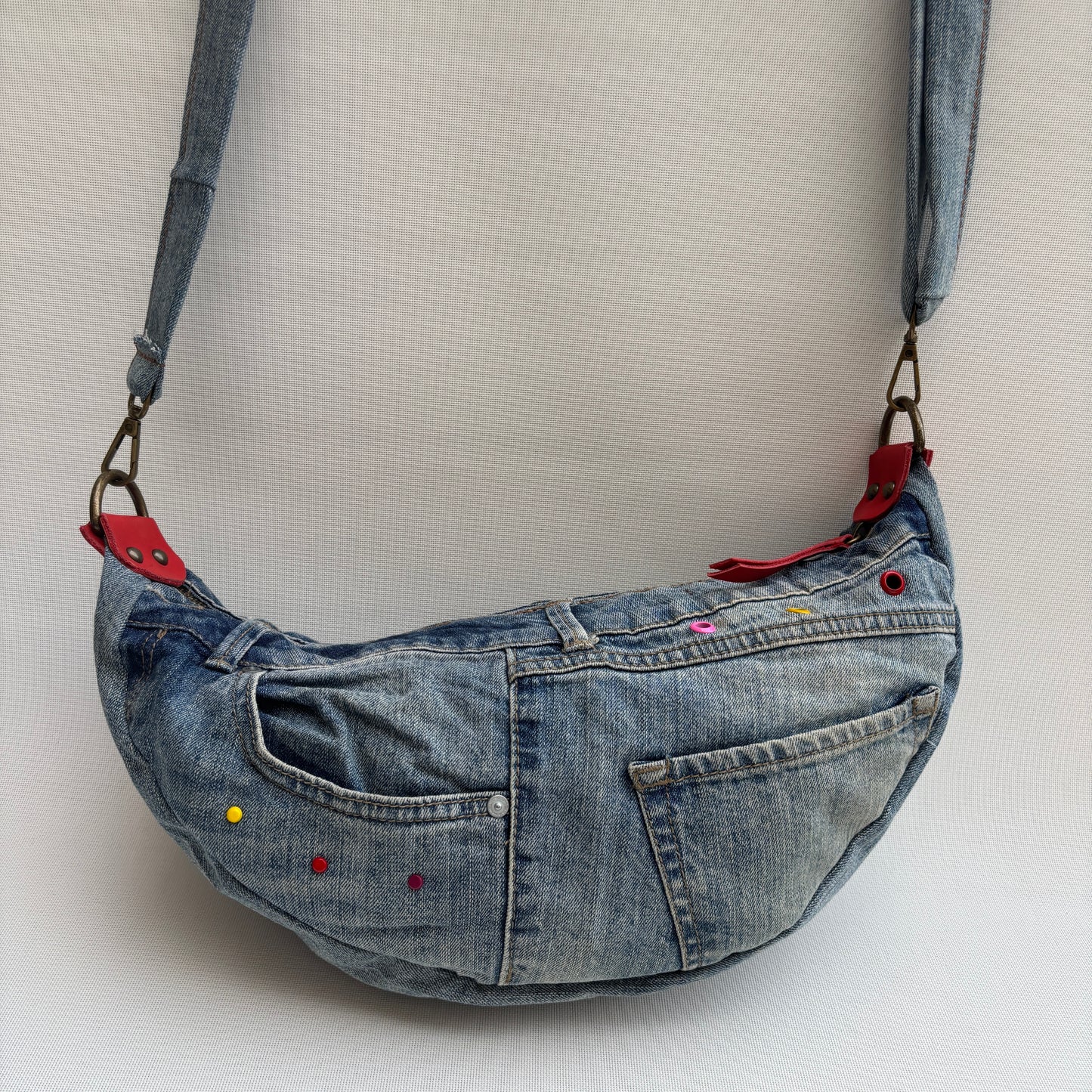 ♻️ Jeans Recycled ♻️ Einzelstück Nr. 11975