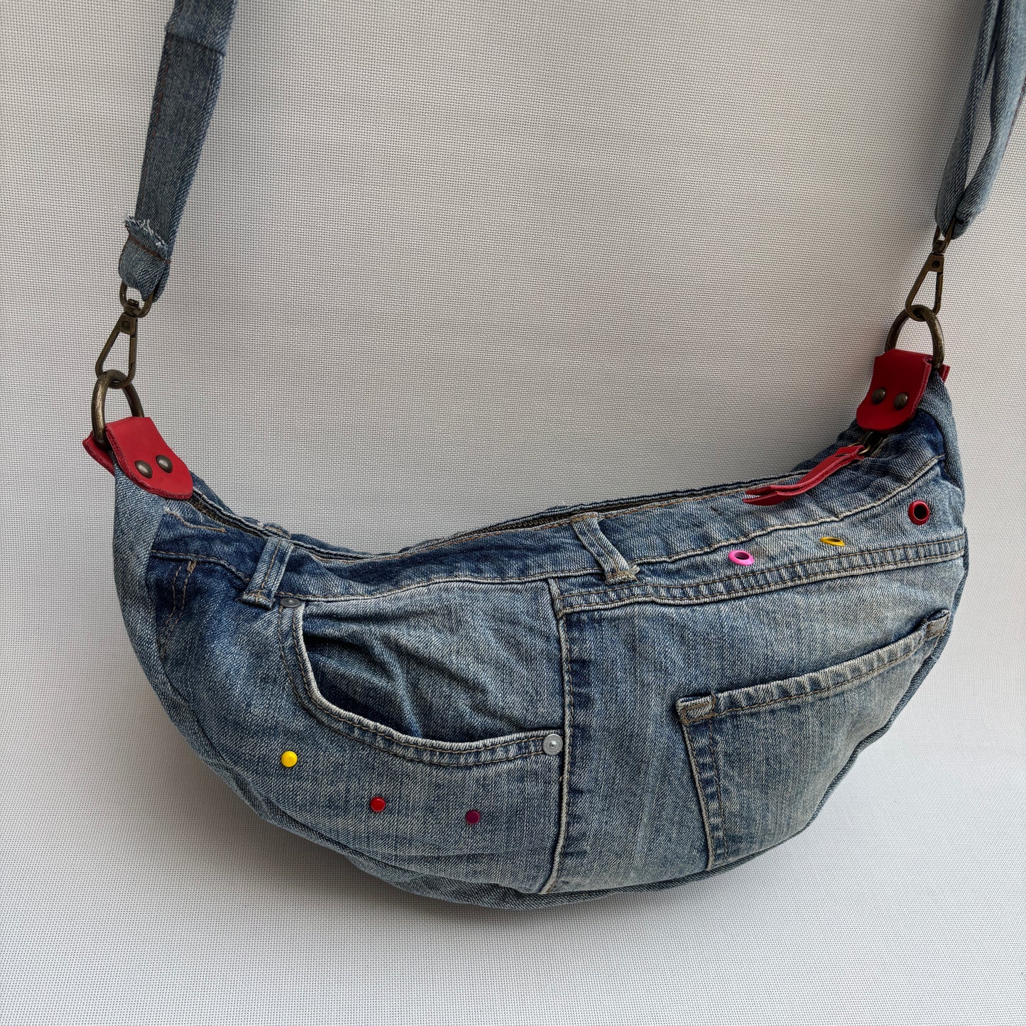 ♻️ Jeans Recycled ♻️ Einzelstück Nr. 11975