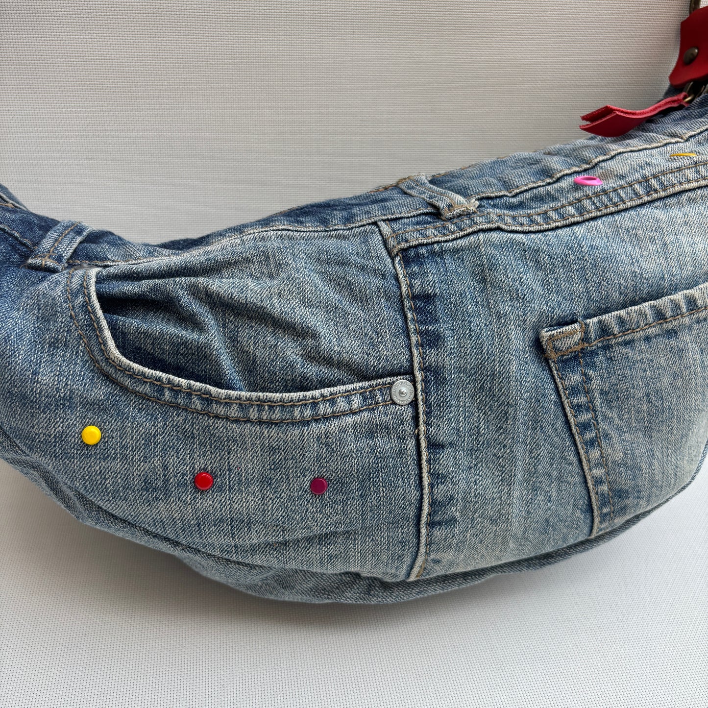 ♻️ Jeans Recycled ♻️ Einzelstück Nr. 11975