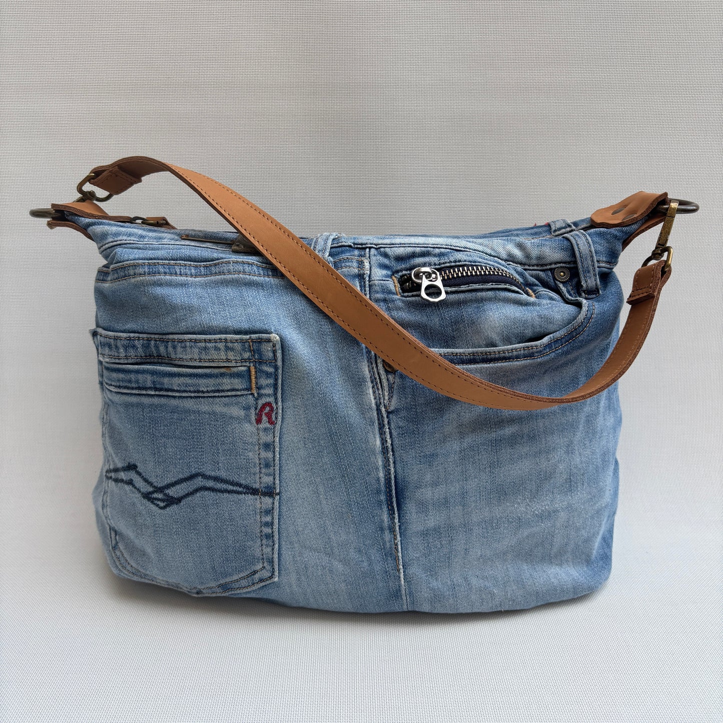 ♻️ Jeans Recycled ♻️ Einzelstück Nr. 11975