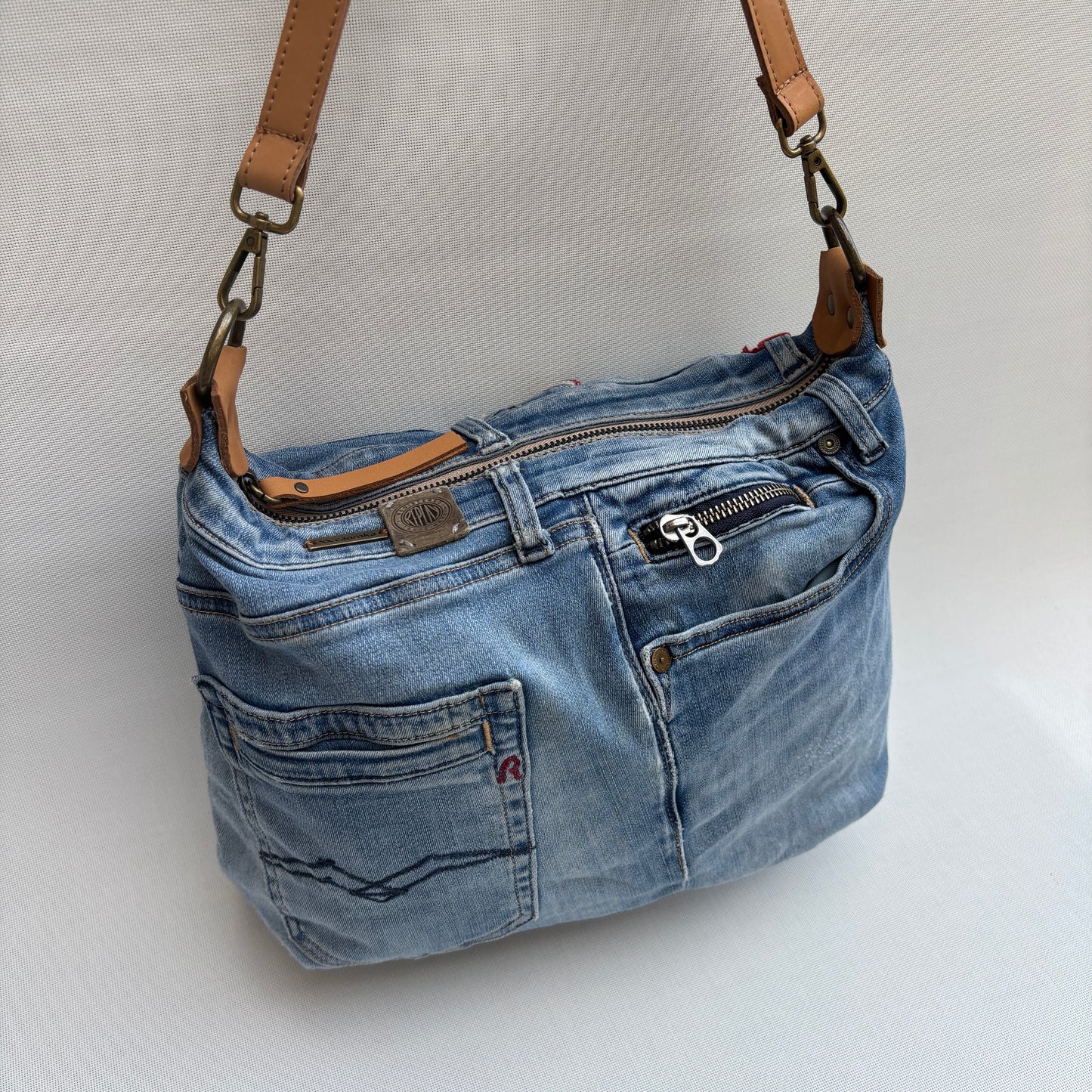 ♻️ Jeans Recycled ♻️ Einzelstück Nr. 11975