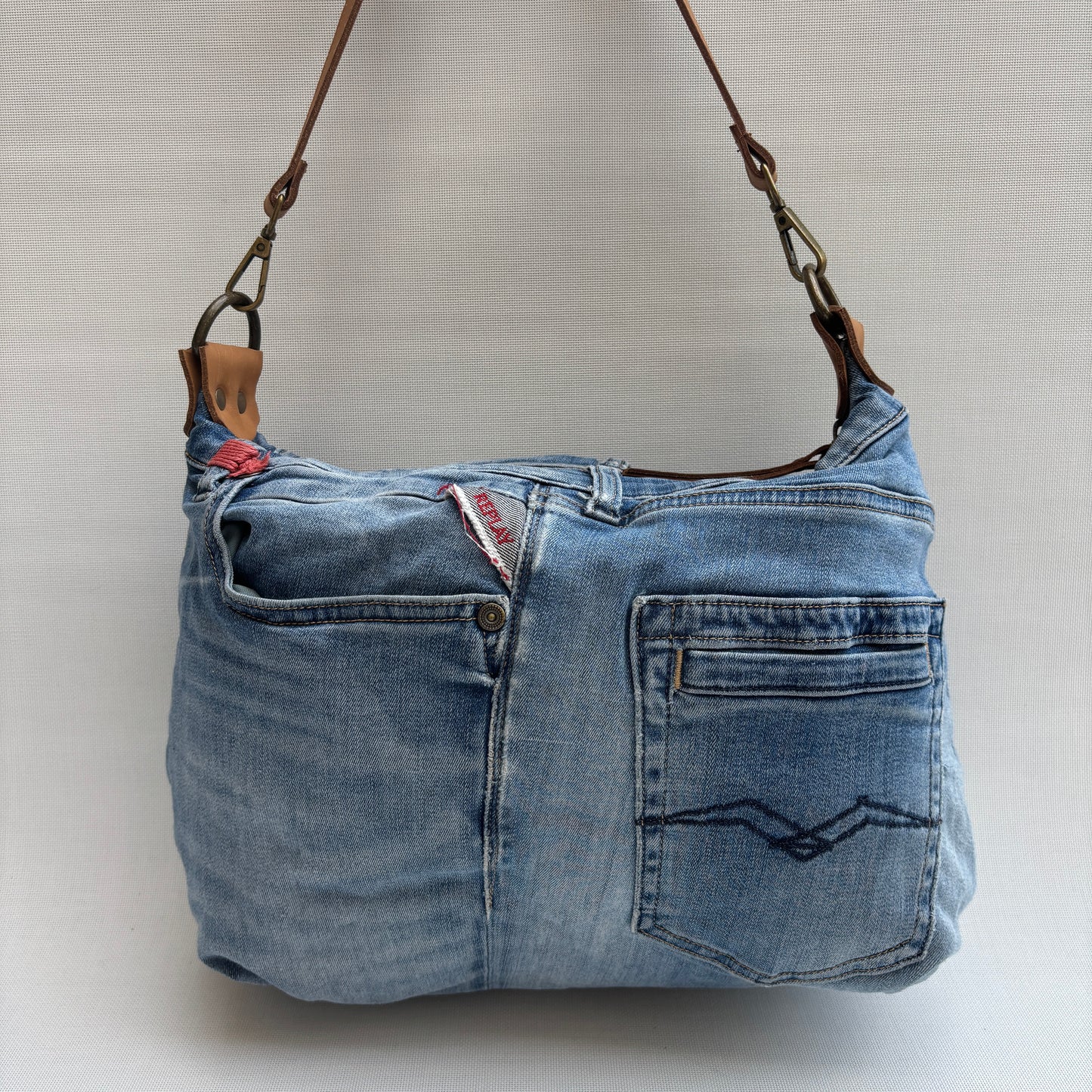 ♻️ Jeans Recycled ♻️ Einzelstück Nr. 11975