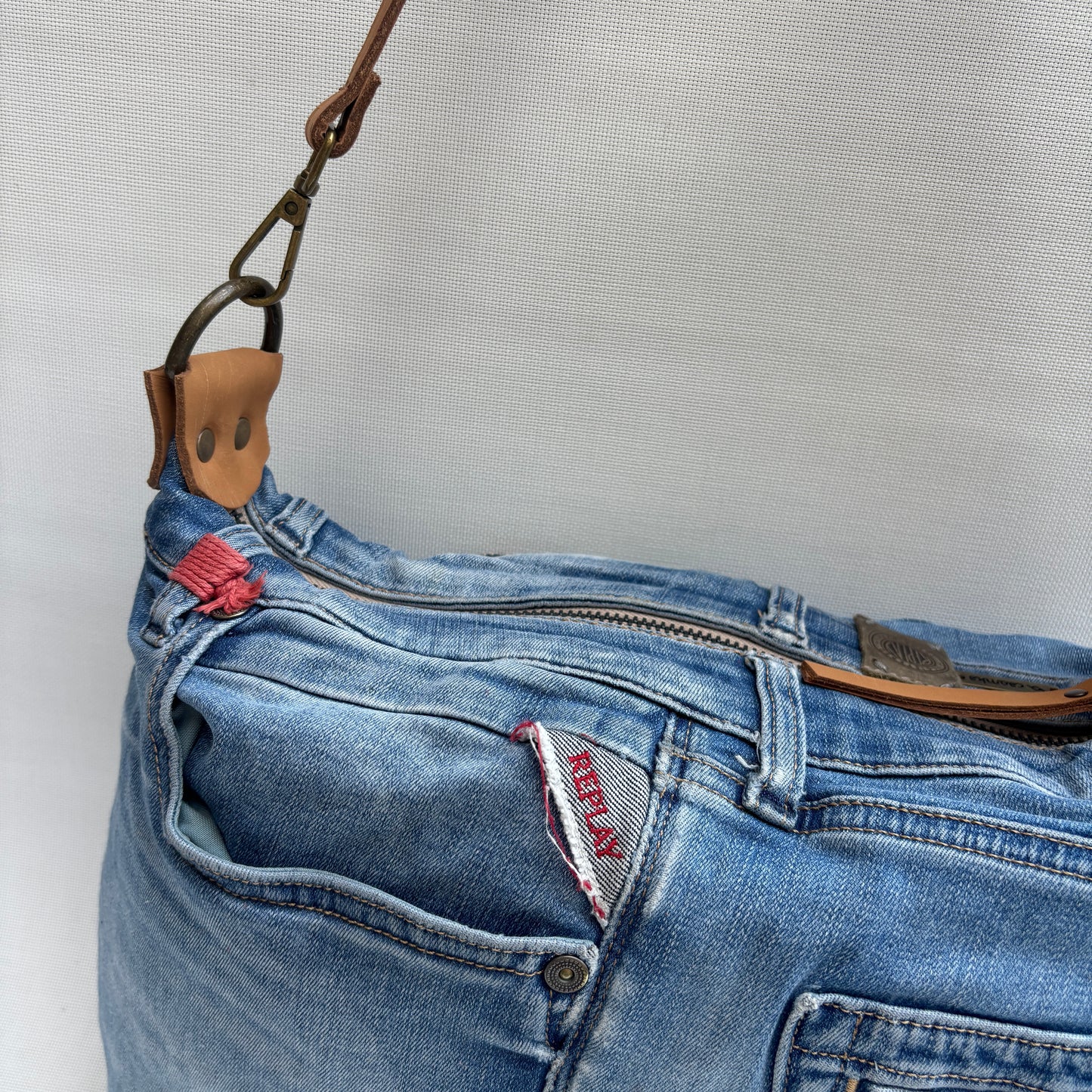 ♻️ Jeans Recycled ♻️ Einzelstück Nr. 11975