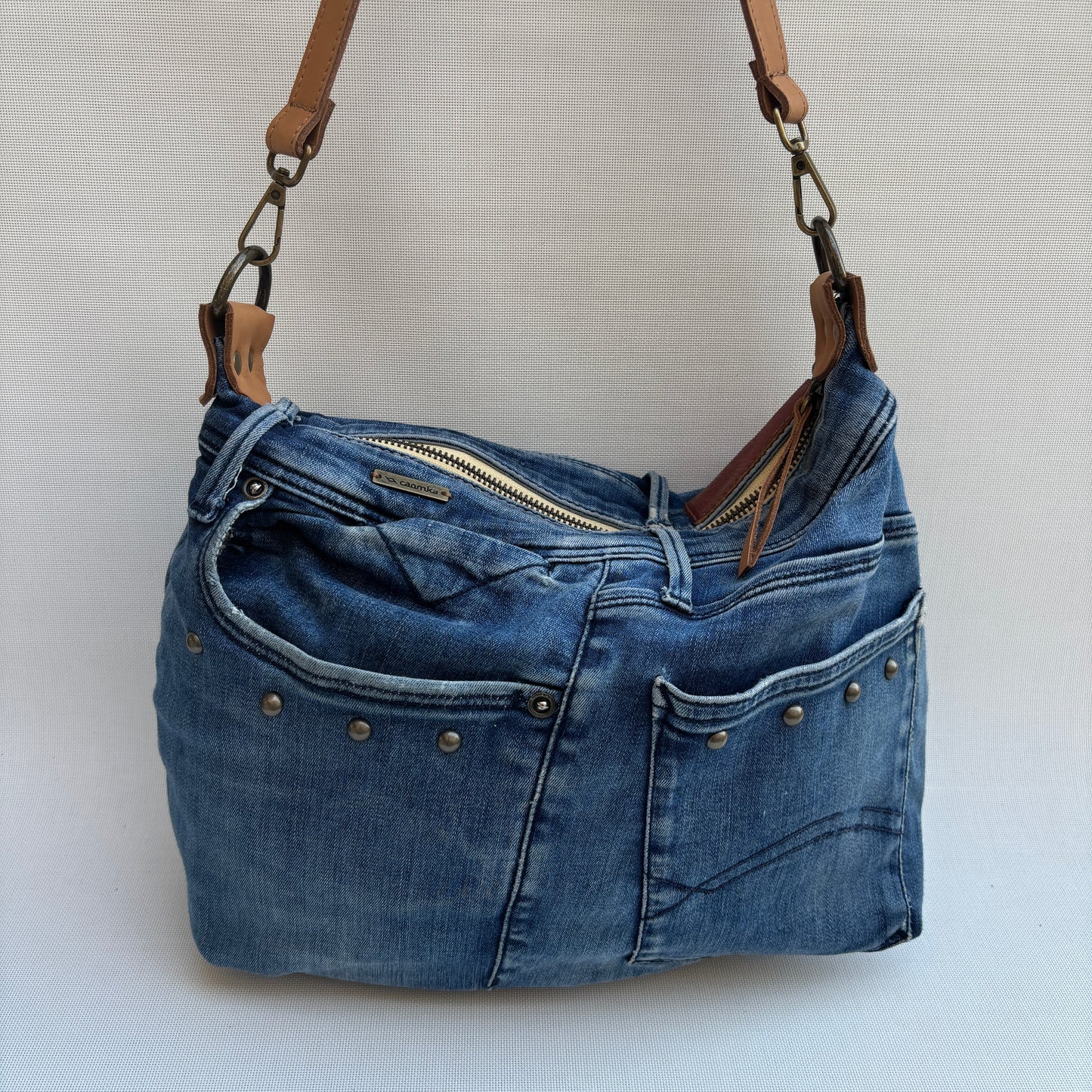 Bolso, bandolera vaquero · Tomy · Multifunción · ♻️ Jeans Recycled ♻️ · Pieza Única Núm. 17750