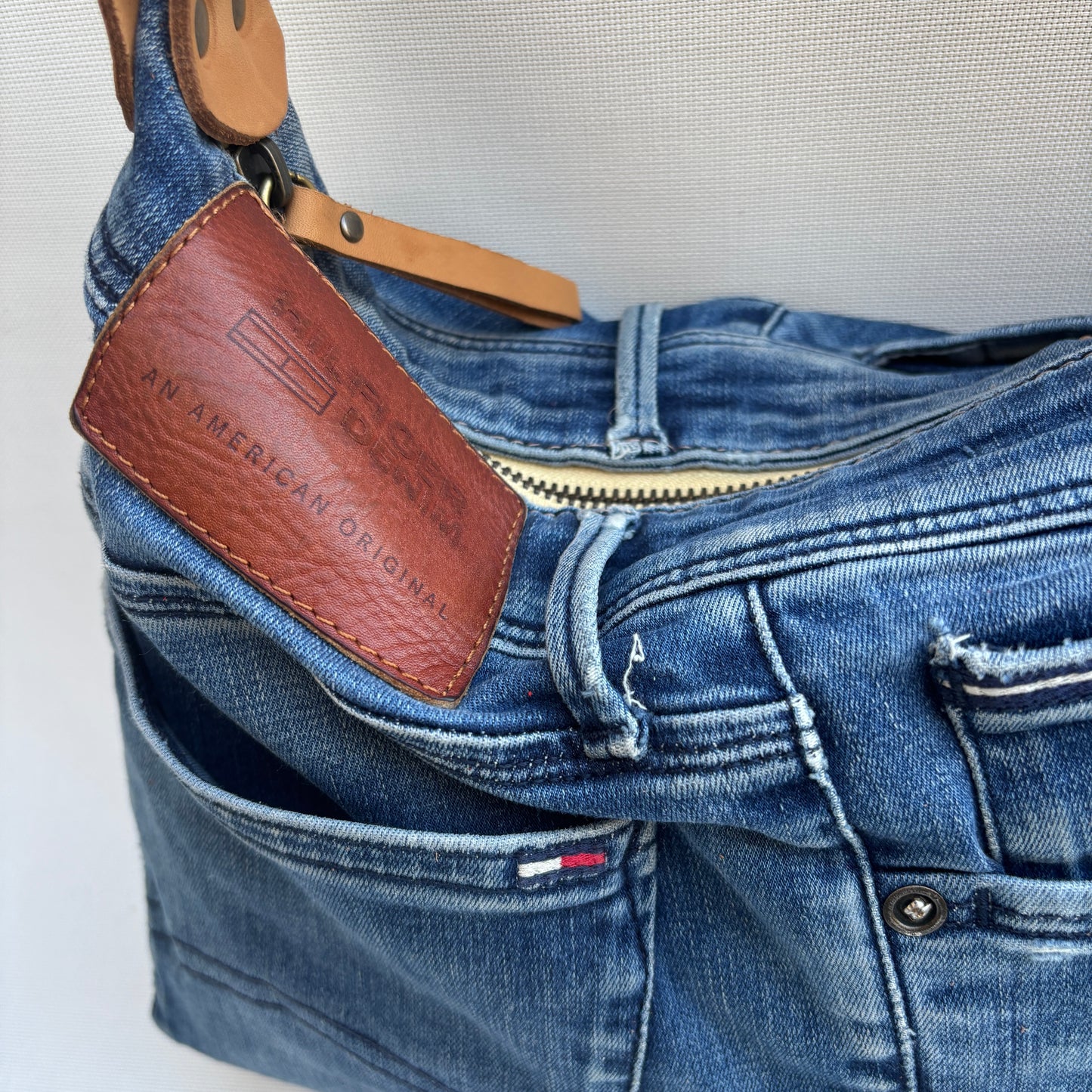 Bolso, bandolera vaquero · Tomy · Multifunción · ♻️ Jeans Recycled ♻️ · Pieza Única Núm. 17750