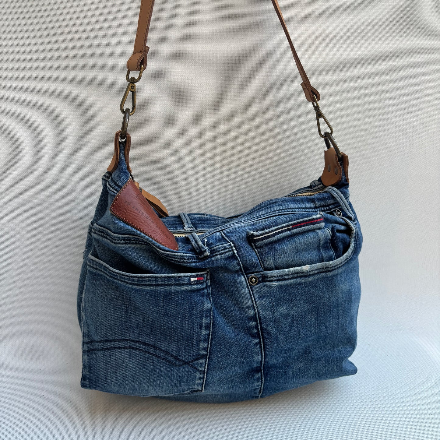 Bolso, bandolera vaquero · Tomy · Multifunción · ♻️ Jeans Recycled ♻️ · Pieza Única Núm. 17750