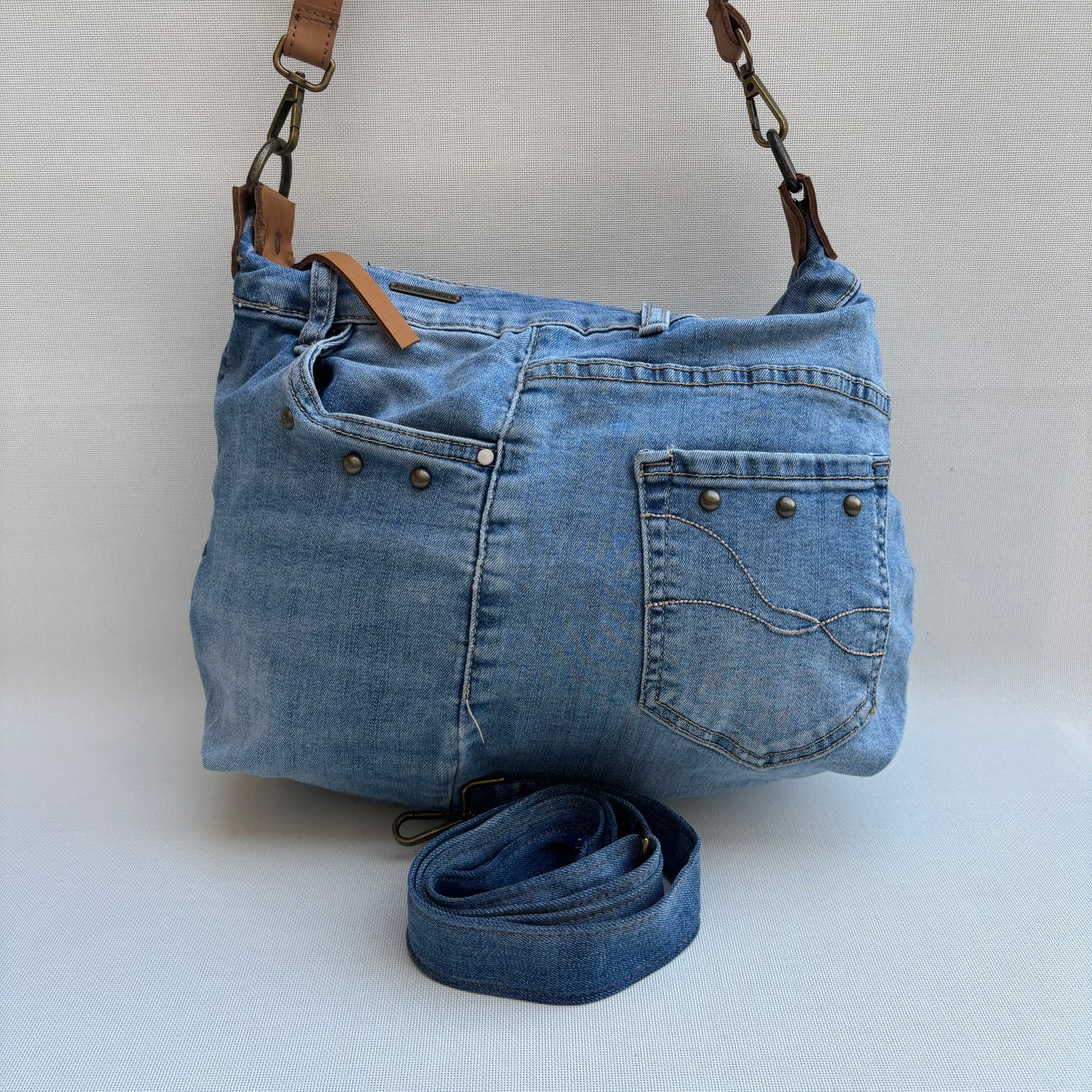 ♻️ Jeans Recycled ♻️ Einzelstück Nr. 11975