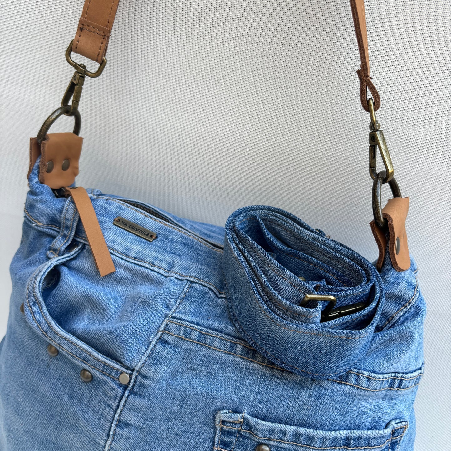 ♻️ Jeans Recycled ♻️ Einzelstück Nr. 11975