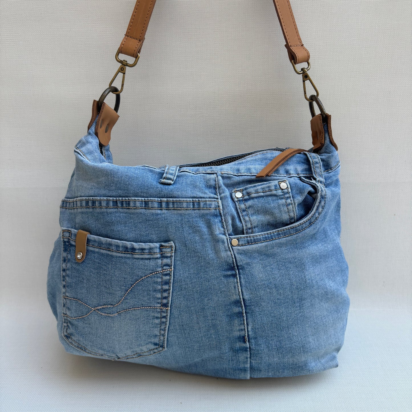 ♻️ Jeans Recycled ♻️ Einzelstück Nr. 11975