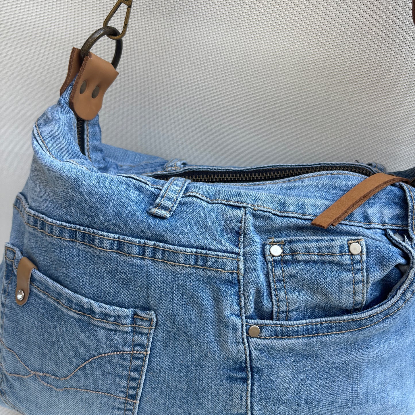 ♻️ Jeans Recycled ♻️ Einzelstück Nr. 11975