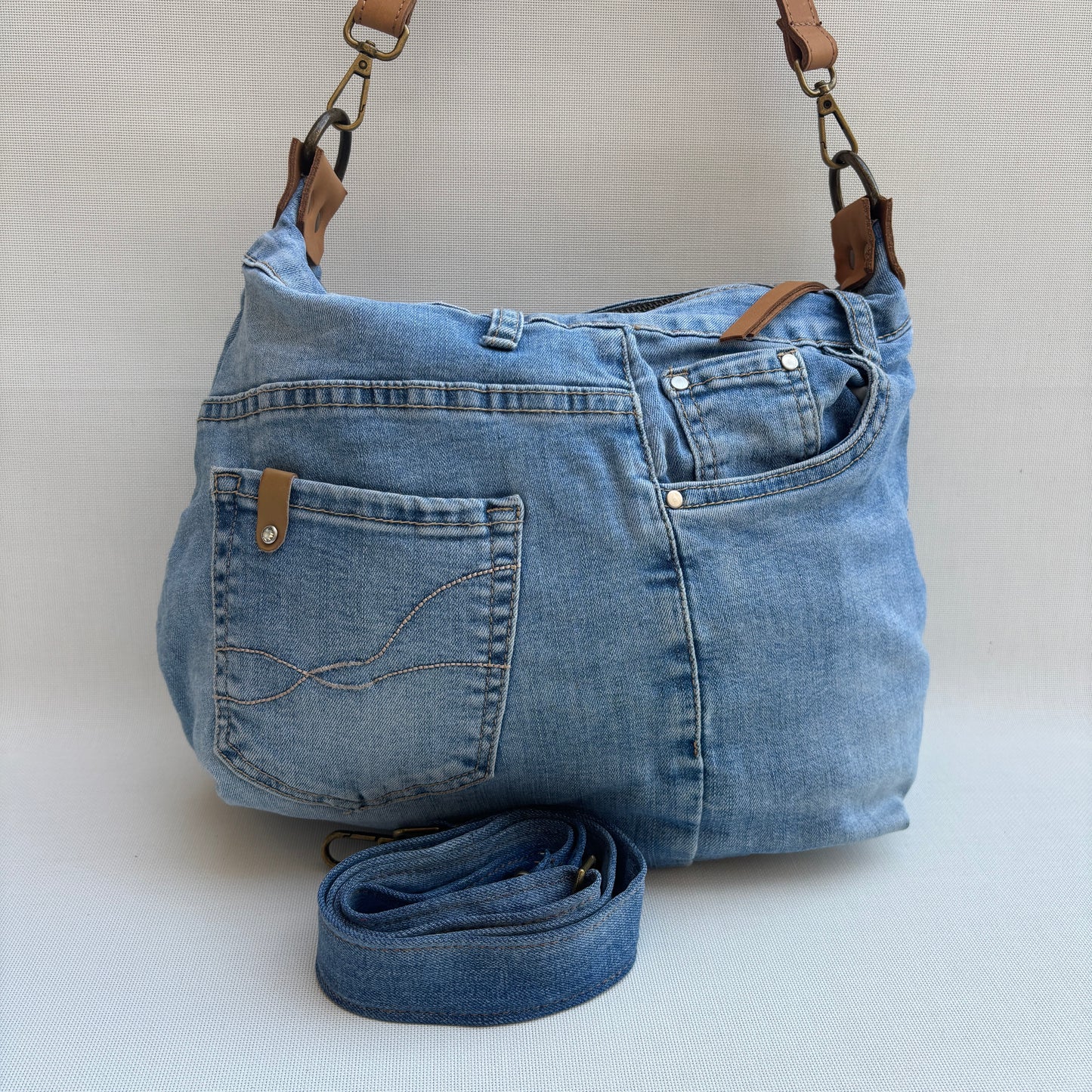 ♻️ Jeans Recycled ♻️ Einzelstück Nr. 11975