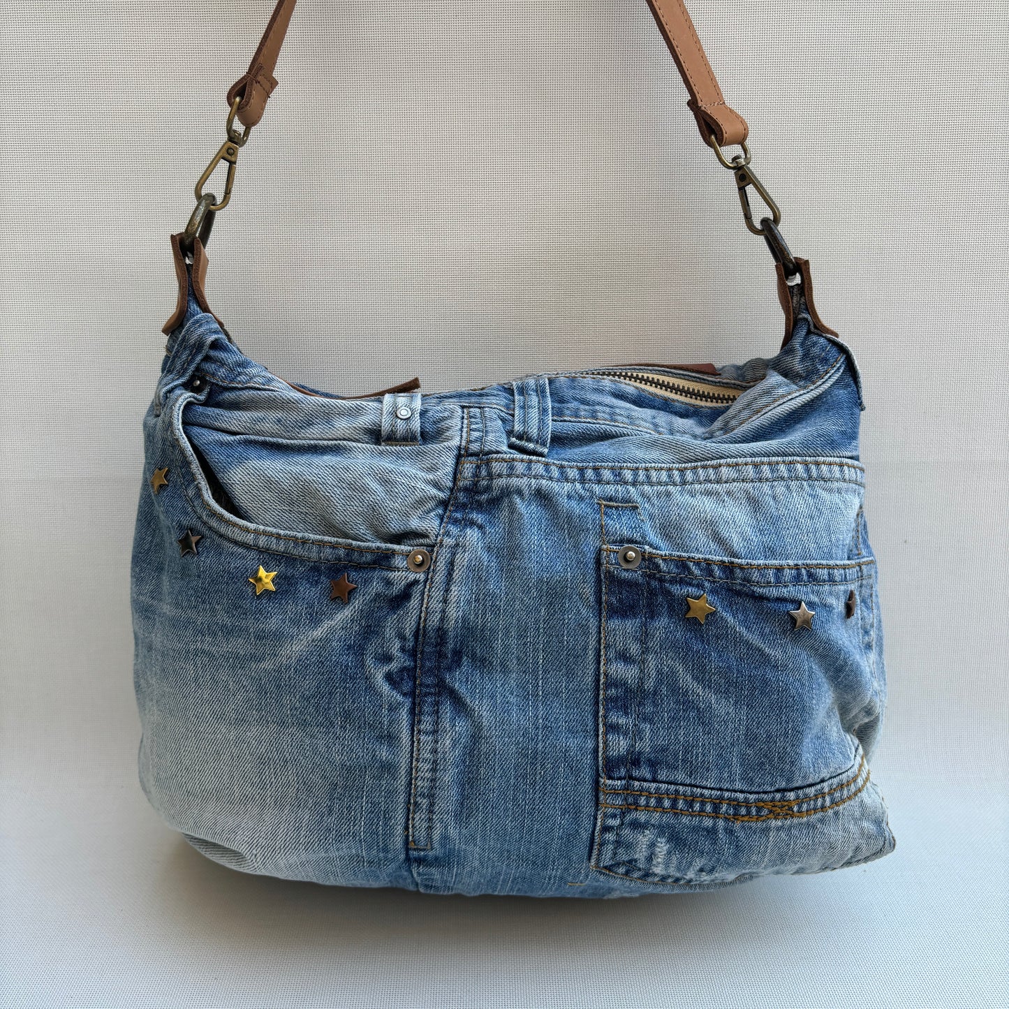 ♻️ Jeans Recycled ♻️ Einzelstück Nr. 11975