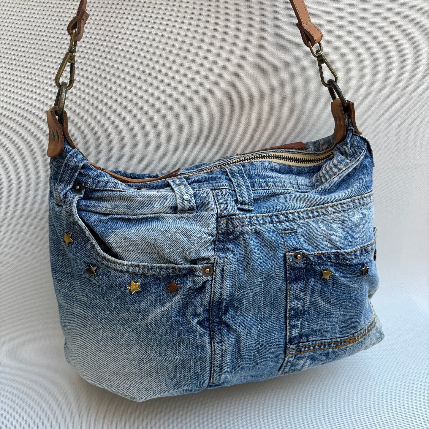♻️ Jeans Recycled ♻️ Einzelstück Nr. 11975