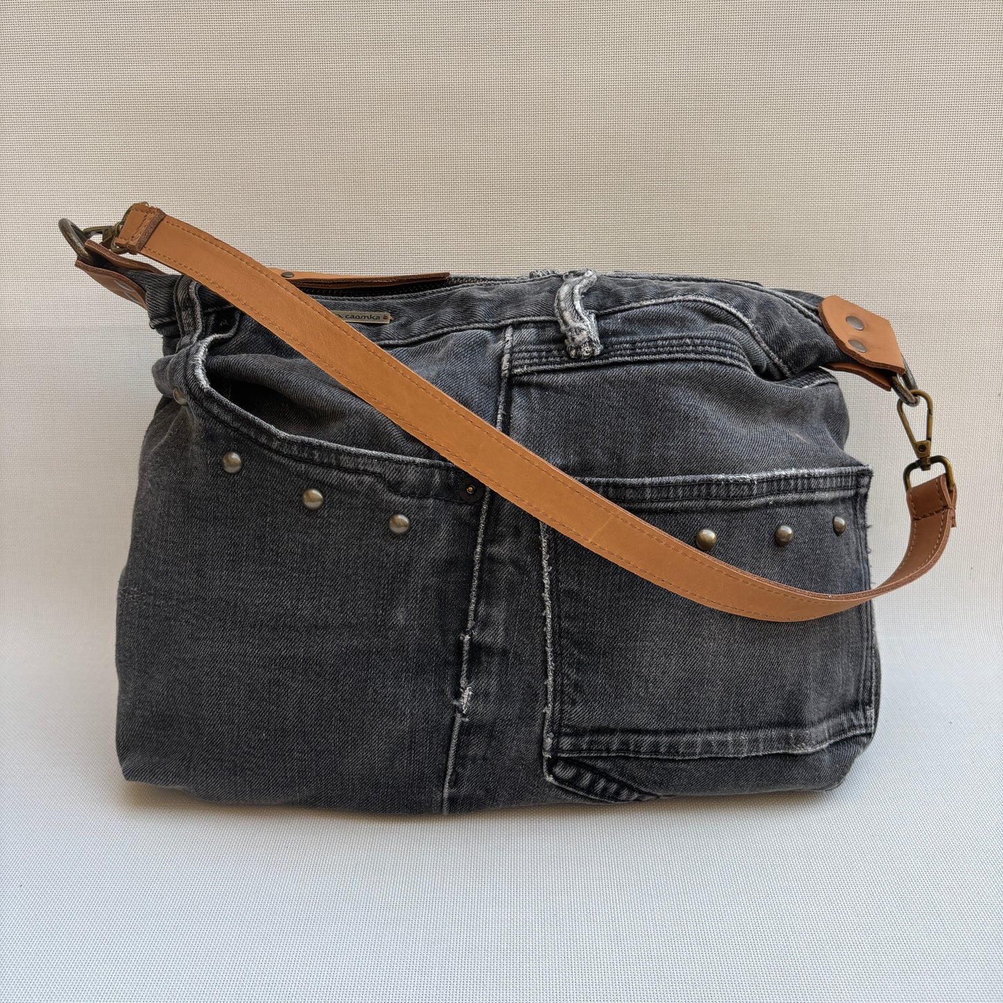 Bolso, bandolera vaquero · Multifunción · ♻️ Jeans Recycled ♻️ · Pieza Única Núm. 17751
