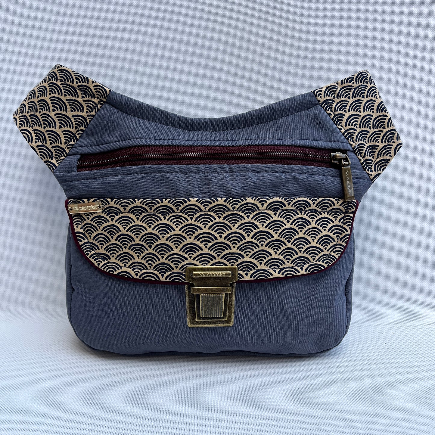 Special Gray Japanese Waves + Bolsillo trasero · Pieza Única Núm. 13594